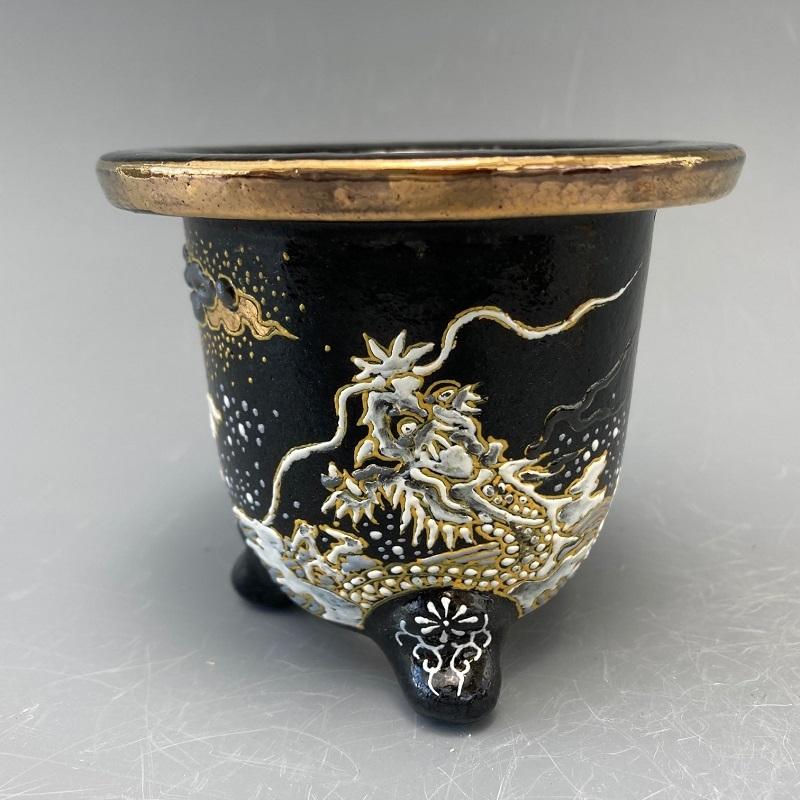 富貴蘭用 楽鉢】129 富貴蘭用 泥臭い 楽鉢】134