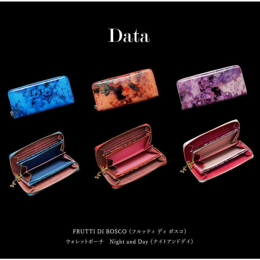 FRUTTI】“隠しファスナー”のウォレットポーチ Night and Day（ナイト