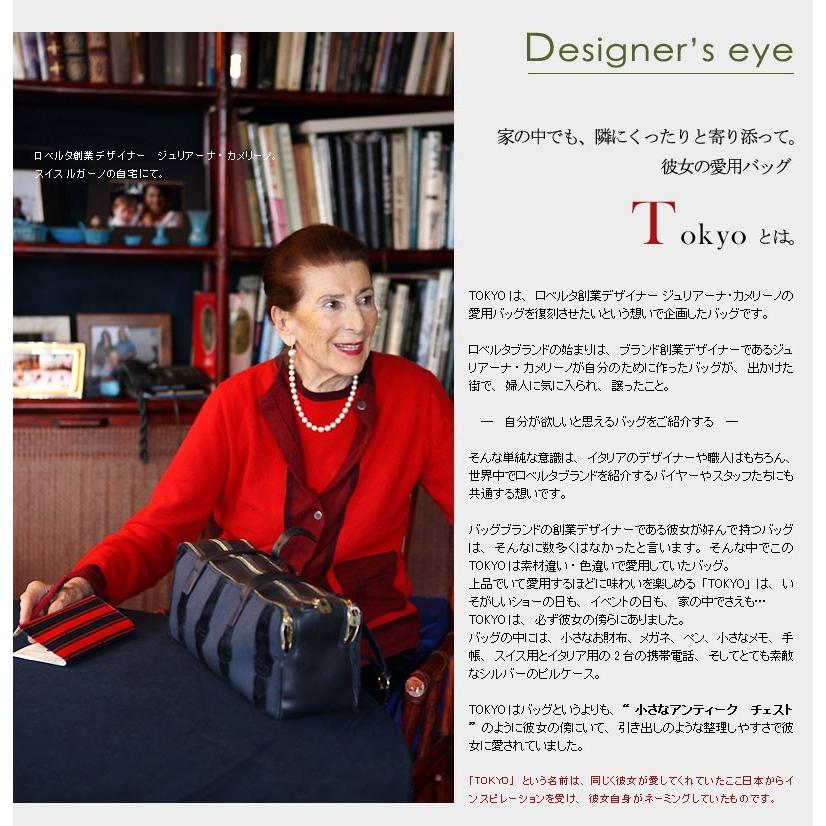 【ロベルタ】イタリア老舗Roberta di Camerino　WEB限定ライン●創業デザイナー愛用ボストンバッグ限定復刻●ずっと傍らにあったバッグTOKYO（トウキョウ） | ROBERTA DI CAMERINO | 07