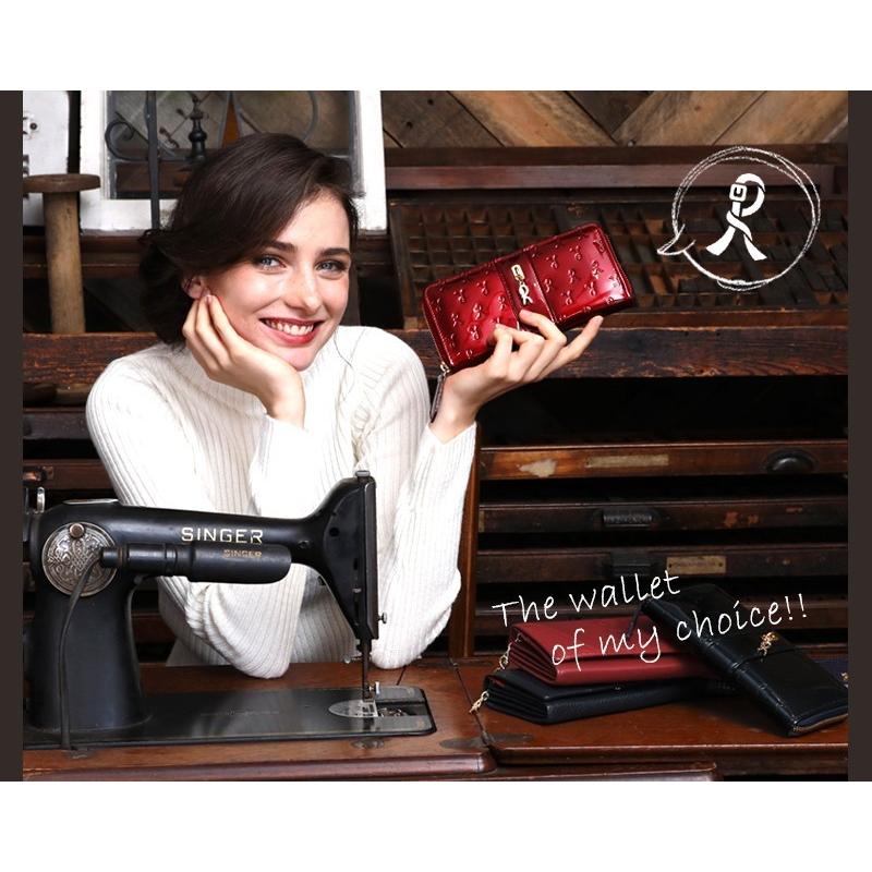 【ロベルタ】新色登場◆Rマークが音楽に合わせて行進し、小さな鐘のように揺れる。リズミカルで上品なウォレットPiera（ピエラ）本革レディース長財布 誕生日 | ROBERTA DI CAMERINO | 18
