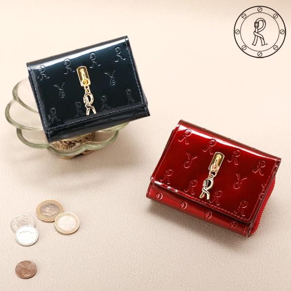 【ロベルタ】新色登場◆Rマークが音楽に合わせて行進し、小さな鐘のように揺れる。手のひらサイズ3つ折りミニウォレットCarino（カリーノ） | ROBERTA DI CAMERINO