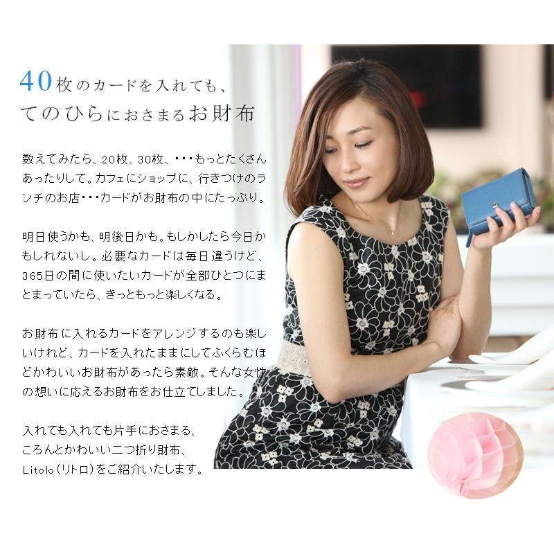 【傳濱野】カードがたっぷり入る二つ折財布Litolo(リトロ)　レディースウォレット　濱野 財布 本革 限定 二つ折り WEB限定 denhamano デンハマノ 濱野財布 | 傳濱野 | 09