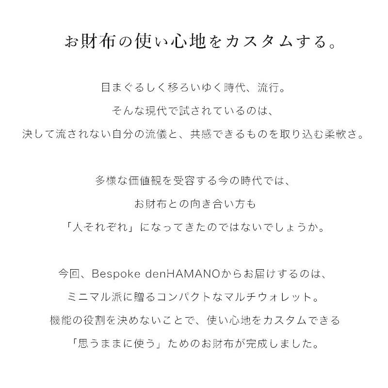 【傳濱野】≪メンズ≫艶出しコードバンで仕立てた使い心地をカスタムするマルチウォレット　flito（フリート） | 傳濱野 | 05