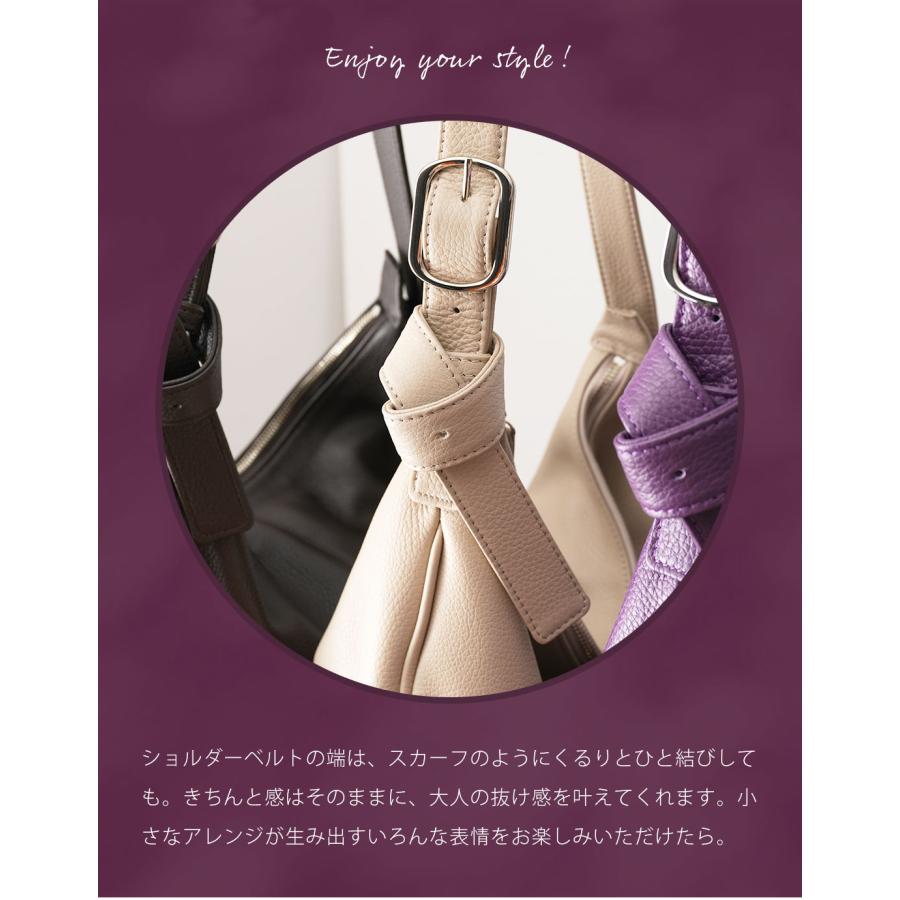 傳濱野 / den HAMANO　ラベンダー レザー トートバッグ 傳濱野 / den HAMANOラベンダー レザー トートバッグ