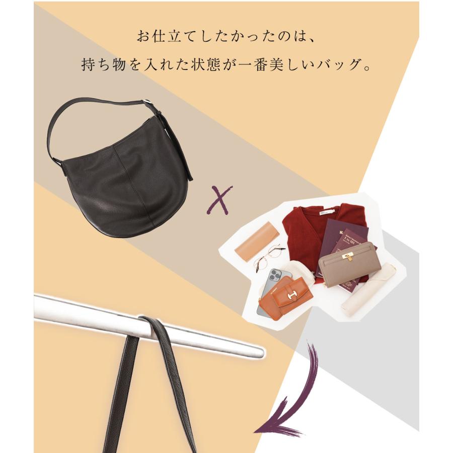 【傳濱野】お仕立てしたかったのは、持ち物を入れた状態が一番美しいバッグ。やわらかレザーのドレープショルダーSonia(ソニア) | 傳濱野 | 09