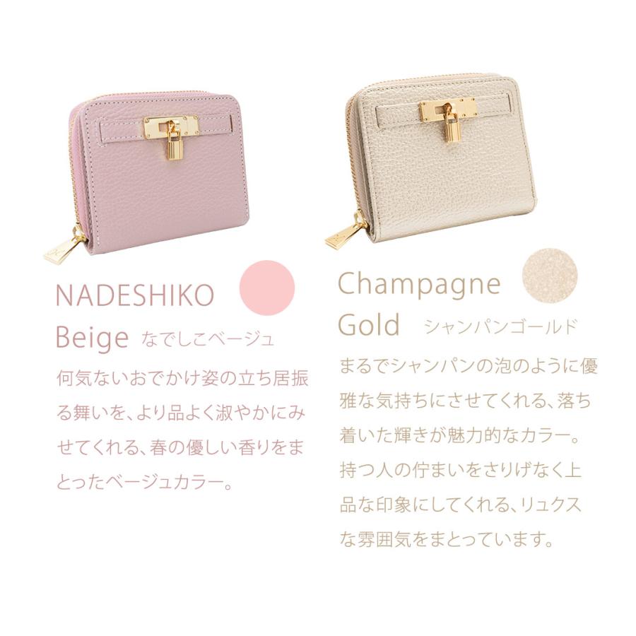 傳濱野 【傳濱野】ぴったり手のひらサイズの黄金比二つ折り財布Mietia