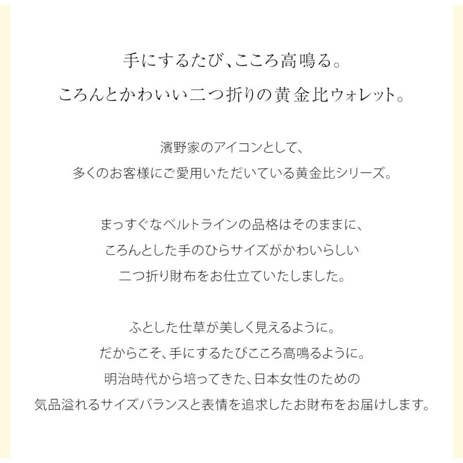 【傳濱野】ぴったり手のひらサイズの黄金比二つ折り財布Mietia Wallet Plier（ミーティアウォレット プリエ） | 傳濱野 | 11