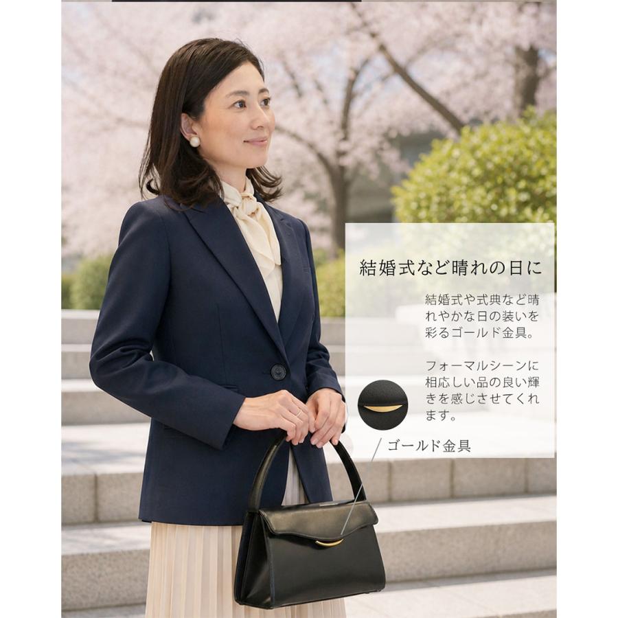 【傳濱野】ショルダーにもなる2wayだから受付やお子さま連れ、雨の日なども安心のフォーマルバッグ ファシリエリベレシア 慶弔両用 卒園式 入園式バッグ[formal] | 傳濱野 | 10