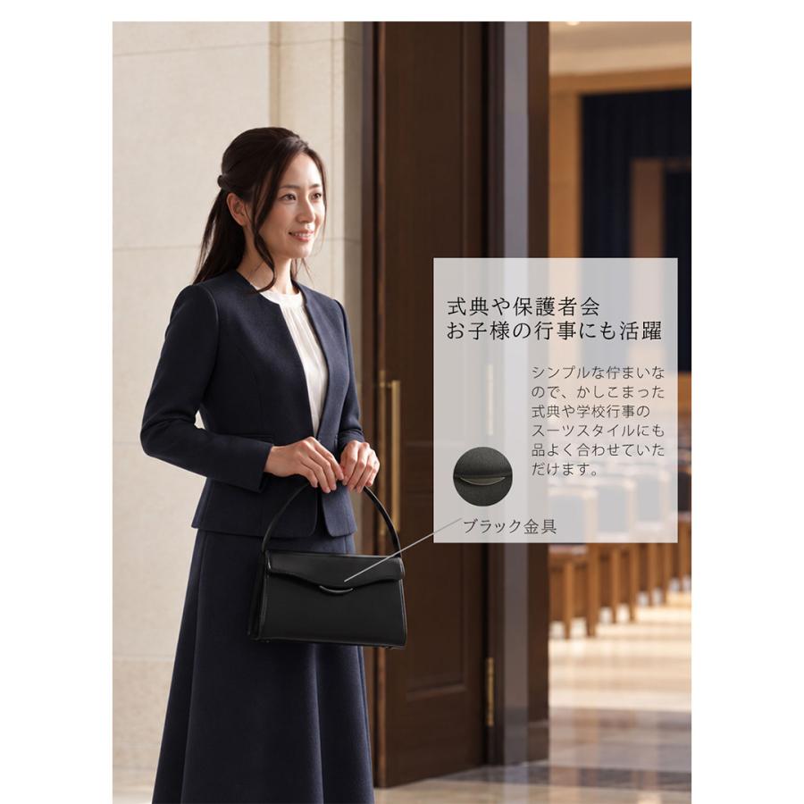 【傳濱野】ショルダーにもなる2wayだから受付やお子さま連れ、雨の日なども安心のフォーマルバッグ ファシリエリベレシア 慶弔両用 卒園式 入園式バッグ[formal] | 傳濱野 | 12