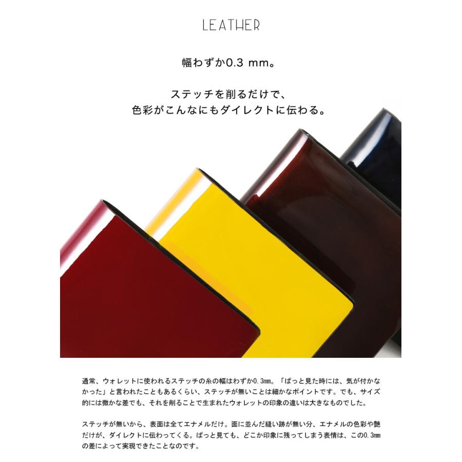 SLUR】エナメル二つ折り財布 Volante（ヴォランテ）【4月23日頃出荷