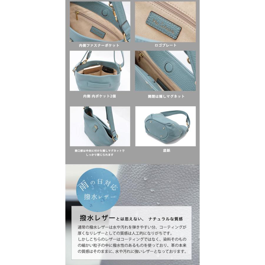 HerSchedule 2wayミニトート ショルダーバッグ 2つポケット付