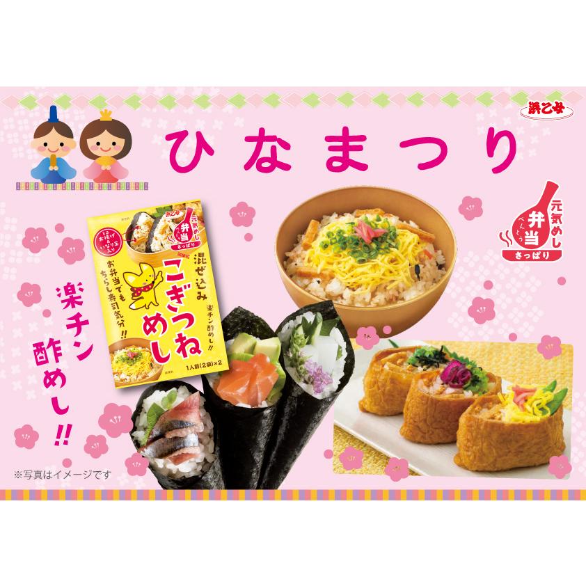 浜乙女 【終売】ふりかけ ちらしずし 弁当 混ぜ込み こぎつねめし 23g