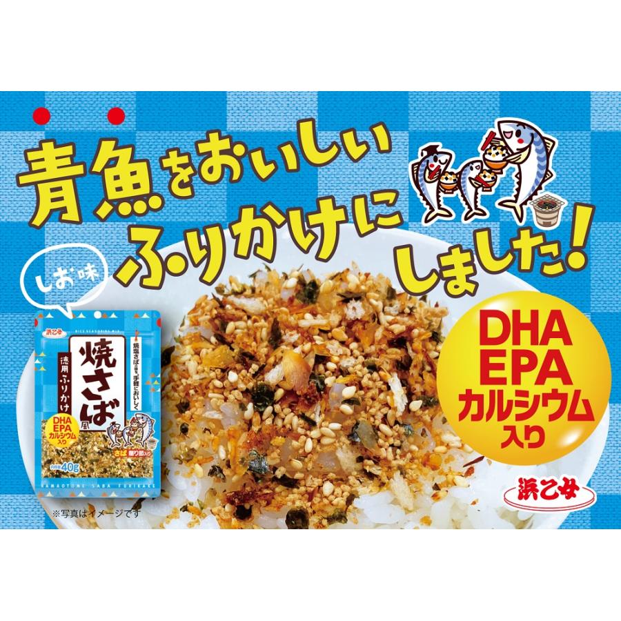 浜乙女 ふりかけ 徳用ふりかけ 焼さば風 40g(10個セット) : 浜 浜乙女 ふりかけ 徳用ふりかけ 焼さば風 40g(10個セット) : 浜