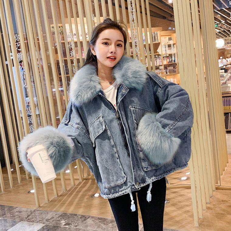 数量は多 フェイクファー デニム ジャケット 韓国 ファッション あったか オシャレ きれいめ 秋 冬 Jk 0039 超大特価 Cepici Gouv Ci