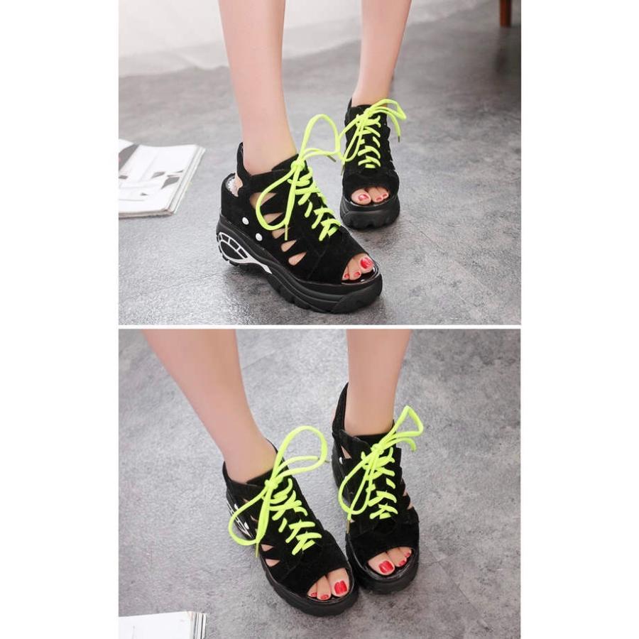 驚きの価格 厚底 サンダル スニーカー 楽ちん Sd 0032 蛍光 かわいい カジュアル かっこいい クール お洒落 スニーカー オプション ホワイト25cm Sustentec Com Br