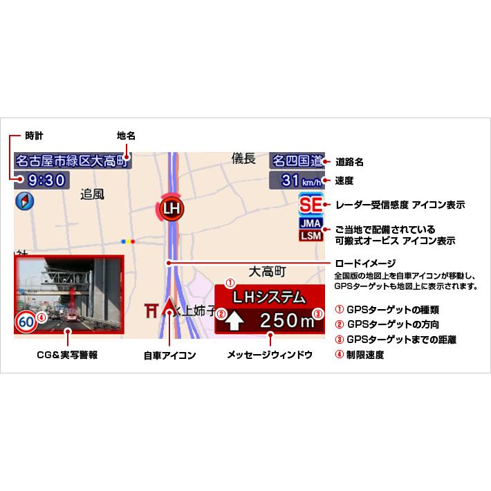自動車 ユピテル Yupiteru SUPER CAT ZK3100レーザー 新レーダー探知機