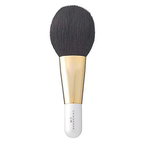 CHIKUHODO 熊野筆(化粧筆) 竹宝堂 パウダーブラシ 灰リス/粗光峰 G-8 メイクブラシ(9764円)