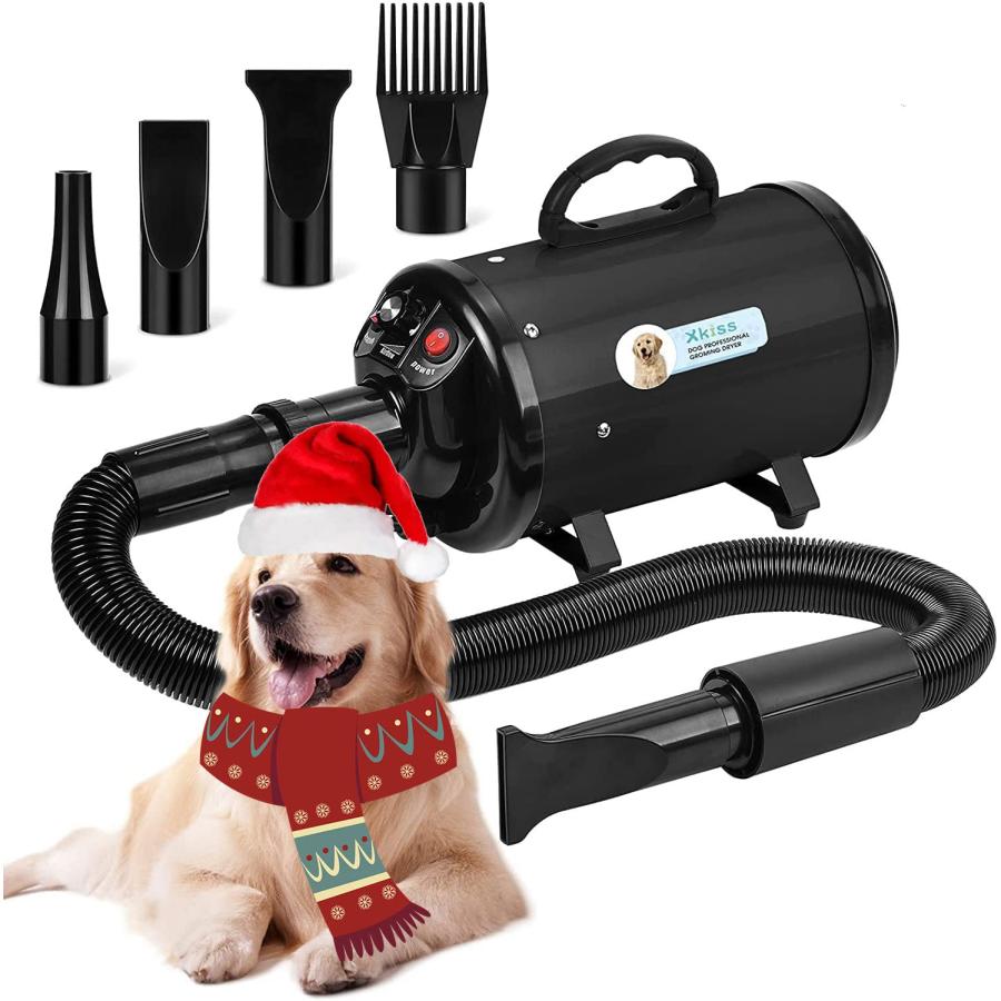 XKISS 犬 ドライヤー 3.8 PS / 2800 W 犬用 ドライヤー 猫 ドライヤー
