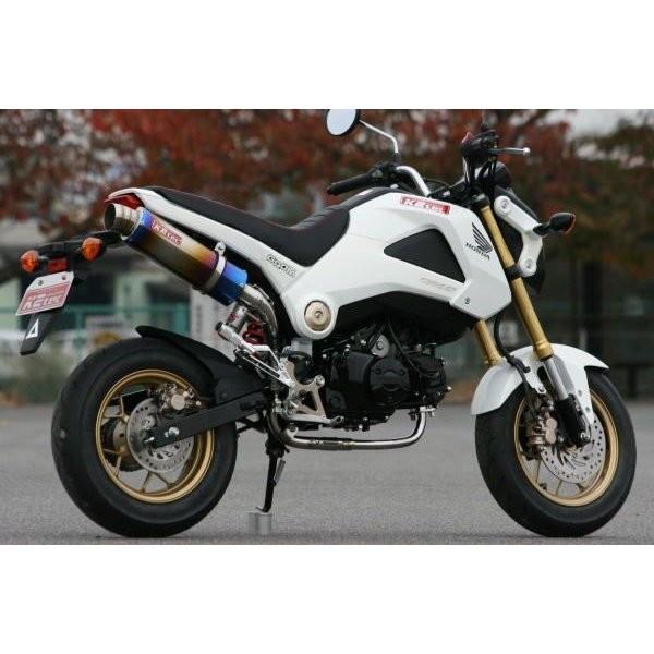 GROM（グロム）JC61 GP-R TITAN（チタン）フルエキゾーストマフラー K2