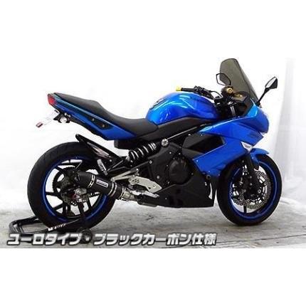 Ninja400R（ニンジャ）EBL-ER400B ダイナミックマフラー ブラックカーボン仕様 ユーロタイプ スリップオン ウイルズウィン（WirusWin）_2
