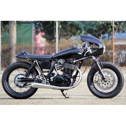 SR400・500（〜08年）キャブ車 ステンレス手曲げエキゾーストパイプ