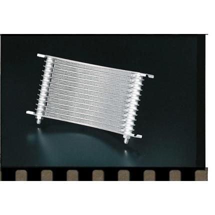 ラウンドオイルクーラーコアシルバー塗装 13段用/ホースサイズ#6 PLOT