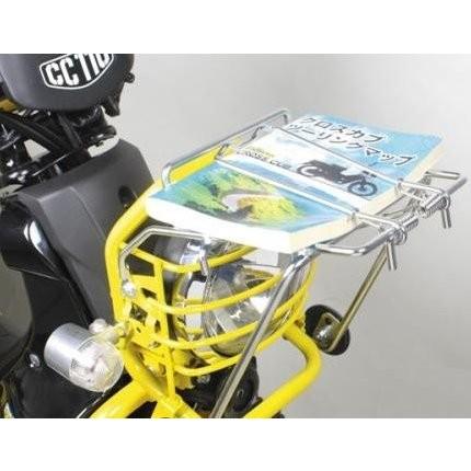 クロスカブ（CROSSCUB）JA10 フロントキャリアキット クロームメッキ スチール製 SP武川（TAKEGAWA）の画像