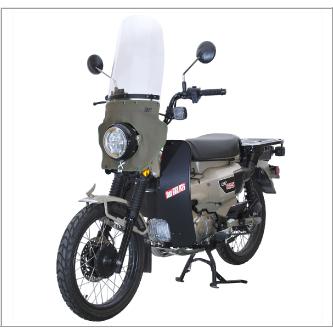 旭風防 CT125ハンターカブ ロング風防（カーキたれ） af（アフ 旭風防