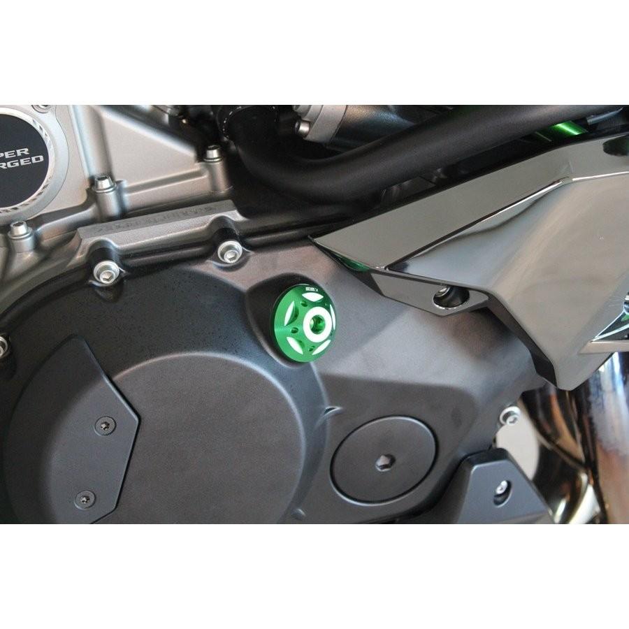 Ninja H2/H2R（15年〜） オイルフィラーキャップ M30×P1.5 レッド SSK