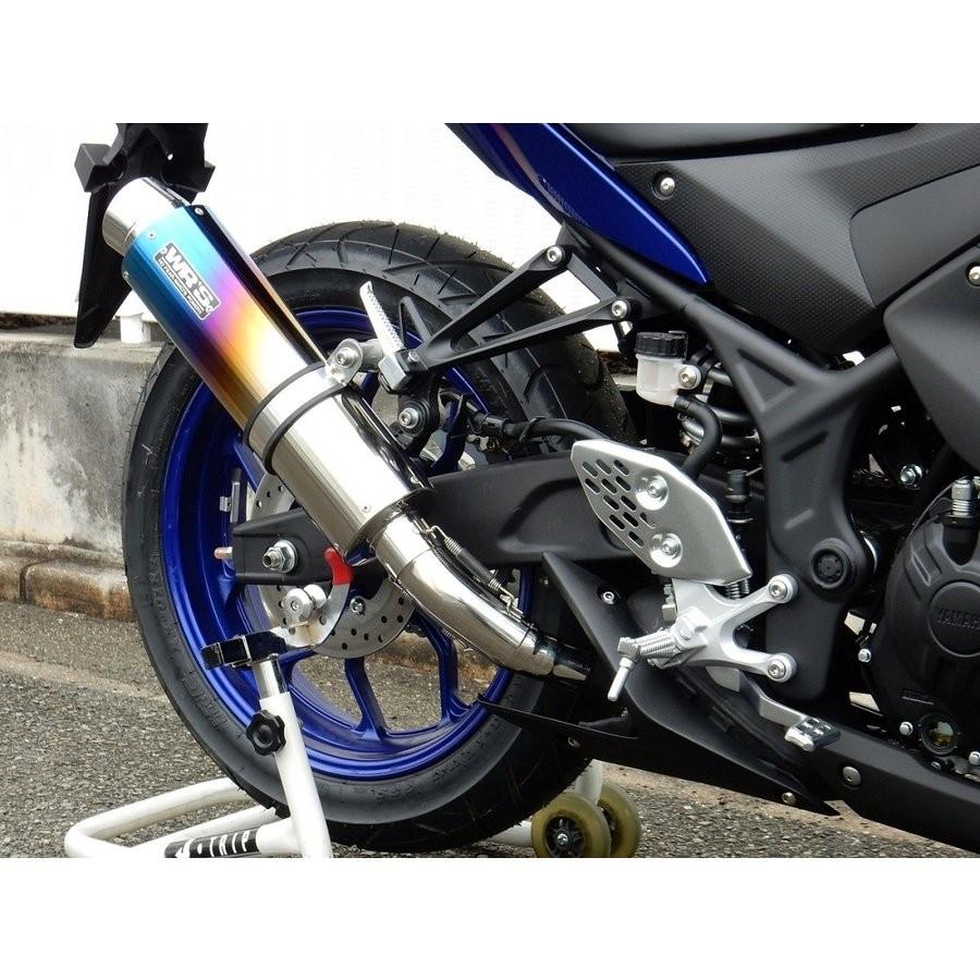 最新コレックション YZF-R3（RH07J） リヤエキゾーストマフラー 焼き色