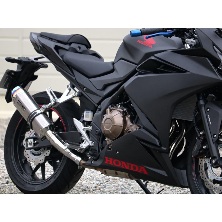 CBR400R（2BL-NC56） SS-OVALスリップオンマフラー ソリッド