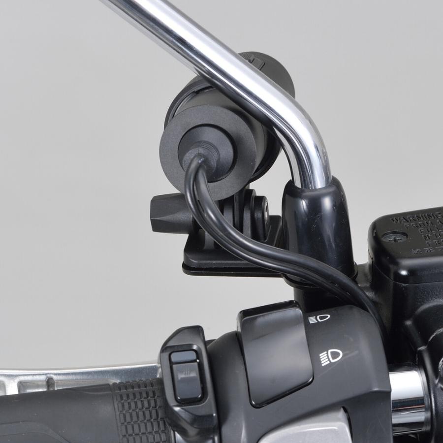 M760D/M777D用 オプション品 フロントカメラステー ミラーM10クランプ DAYTONA（デイトナ） | DAYTONA（バイク用品） | 02