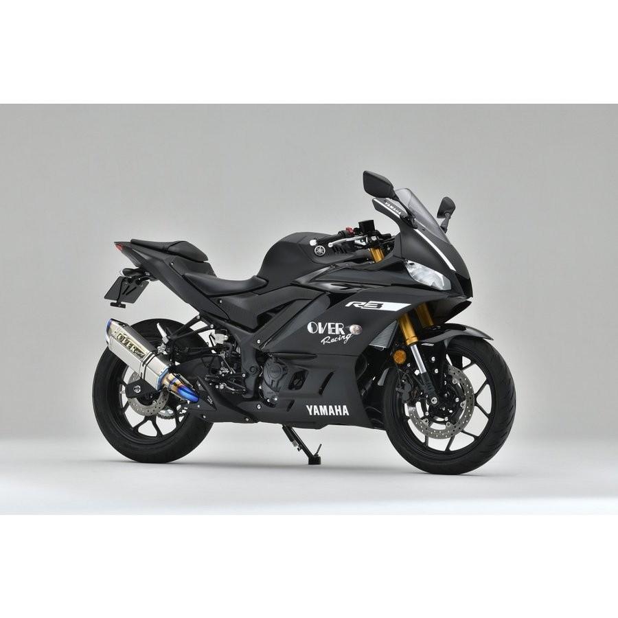 YZF-R3 OVER フルエキゾーストマフラー TT-Formula RS フルチタン スリップオンマフラー OVER（オーバー