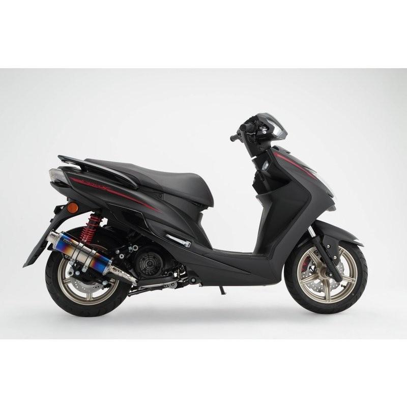 シグナスX　BEAMS ステンレスマフラー シグナスX SR（CYGNUS-X SR）SEA5J/2BJ-SED8J SS300ヒートチタンSP