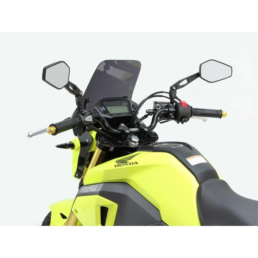 グロムJC75 ハリケーンスクリーン GROM（グロム）16年 スクリーン スモーク HURRICANE（ハリケーン