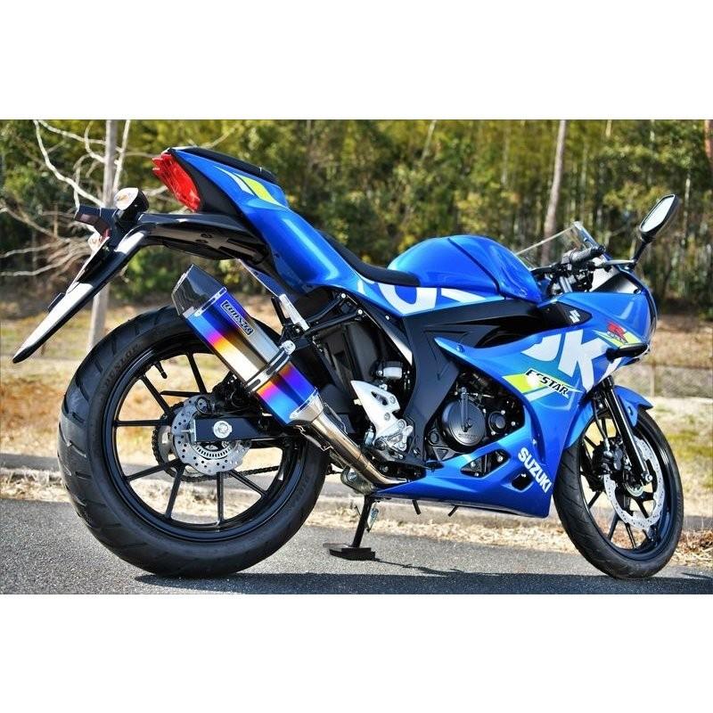 GSX-R125（2BJ-DL33B） CORSA-EVO2 マフラー ヒートチタンサイレンサー