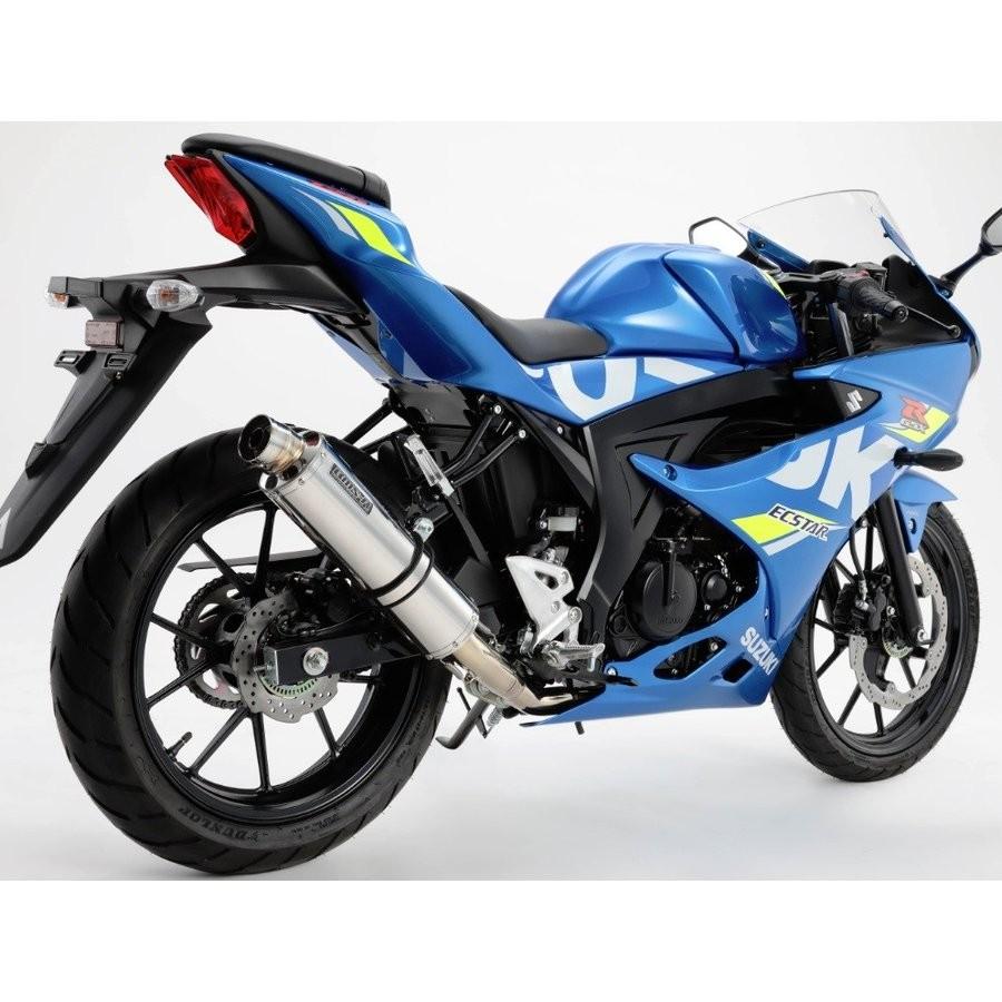 GSX-R125（2BJ-DL33B） R-EVO マフラー ステンレスサイレンサー 政府認証 BMS-R（ビームス）｜hamashoparts2｜03