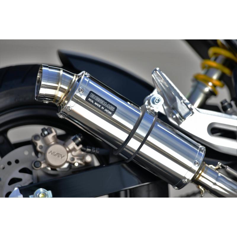 R-EVO ステンレスサイレンサー フルエキゾーストマフラー 政府認証 BMS-R（ビームス） GROM（グロム）2BJ-JC92