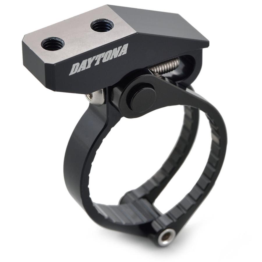 M777D用 オプション品 フロントカメラステー アルミ製フォーククランプ DAYTONA（デイトナ） | DAYTONA（バイク用品）