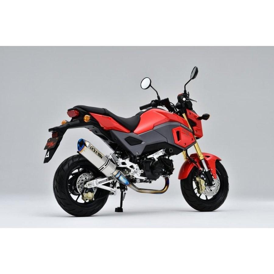 OVER フルチタンマフラー ホンダ GROM GROM（グロム） TT-Formula RS フルチタンマフラー ダウンタイプ