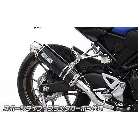 CB250R（8BK-MC52） スリップオンマフラー スポーツタイプ ブラック