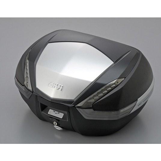 モノキーケース トップケース V47N TECH 未塗装ブラック（アルミパネル） 47リットル GIVI（ジビ）