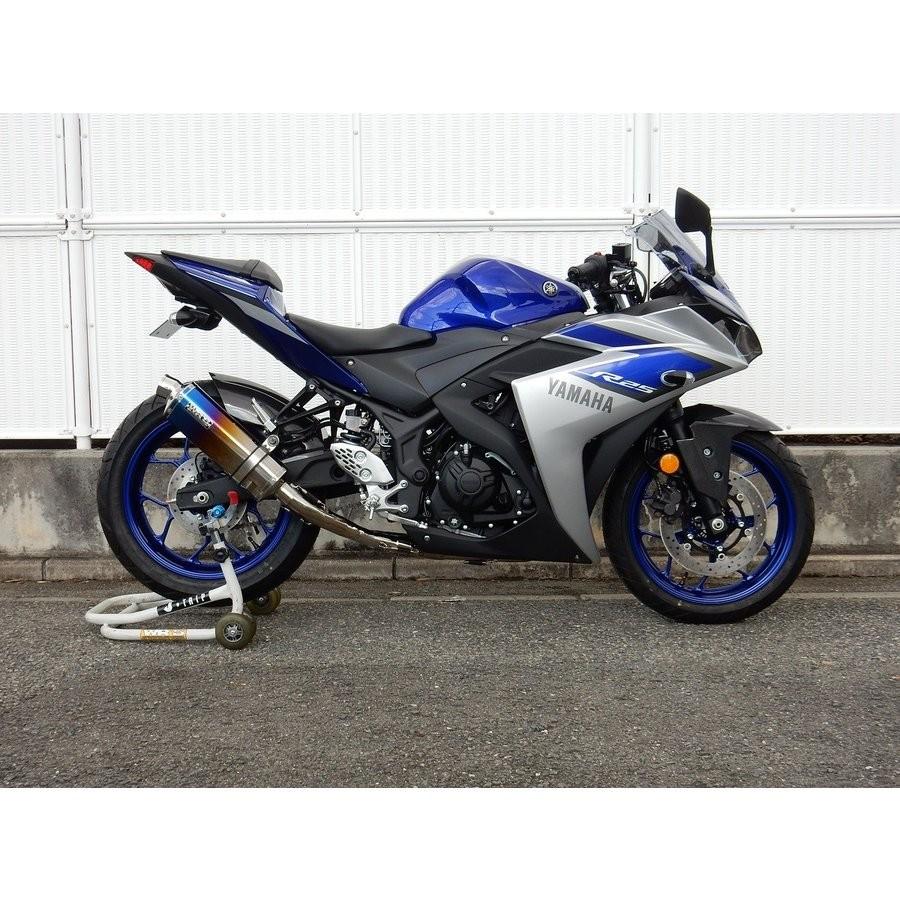 YZF-R25（JBK-RG10J） チタンオーバルフルエキゾーストマフラー