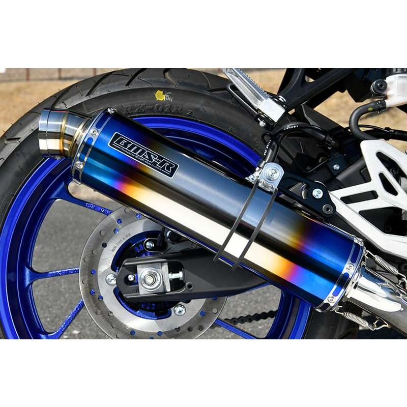 YZF-R125/8BJ-RE45J/YZF-R15/8BK-RG86J R-EVO ヒートチタン フルエキゾーストマフラー 政府認証 BMS-R（ビームス）｜hamashoparts2｜03