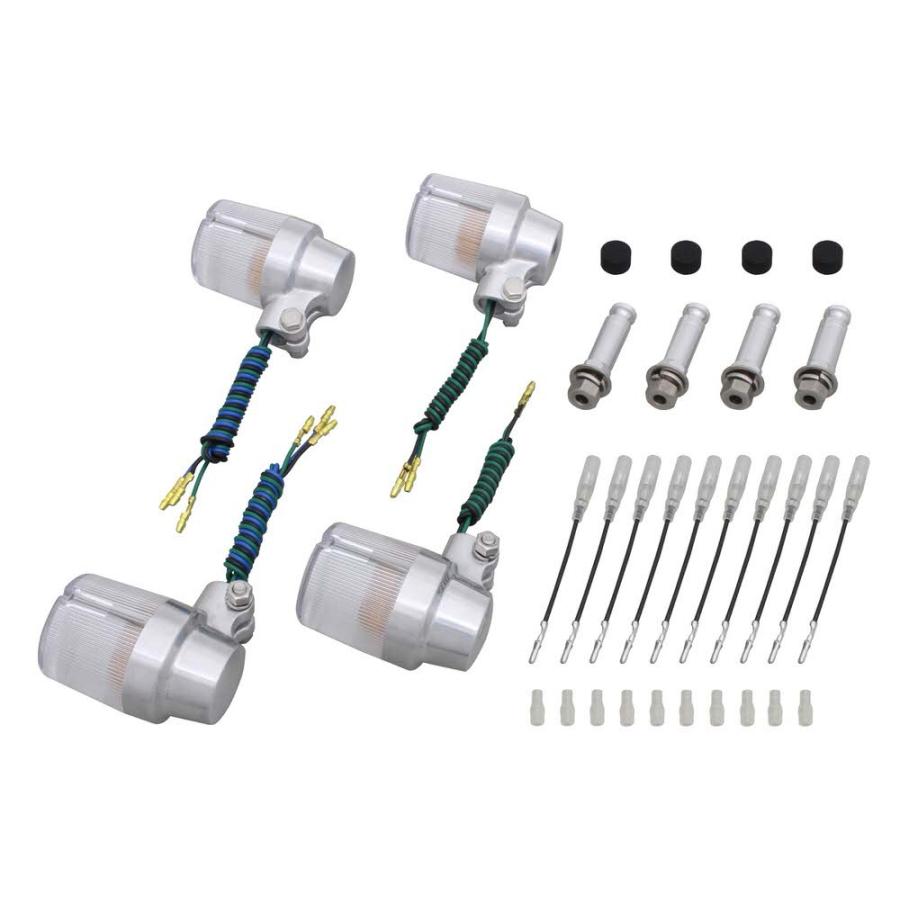 スーパーバイクタイプウインカーセット バフボディ/クリアーレンズ