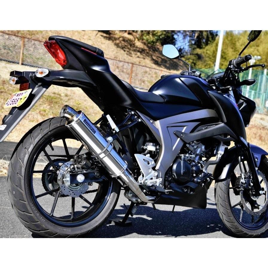 GSX-S125（2BJ-DL32B） R-EVO マフラー ステンレスサイレンサー 政府