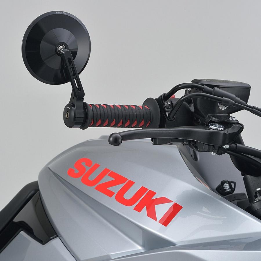 HIGHSIDER バーエンドミラー モンタナ スリム ブラストブラック *2 HIGHSIDER バーエンドミラー モンタナ スリム ブラストブラック