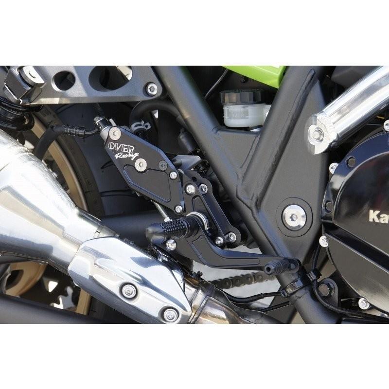 ZRX1200 DAEG（ダエグ） バックステップ 4ポジション タイプ2 ブラック