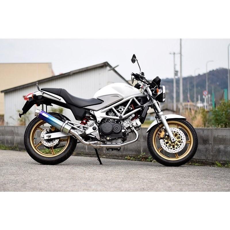 VTR250（JBK-MC33）FI車 Aria（アリア）フルエキゾースト チタン
