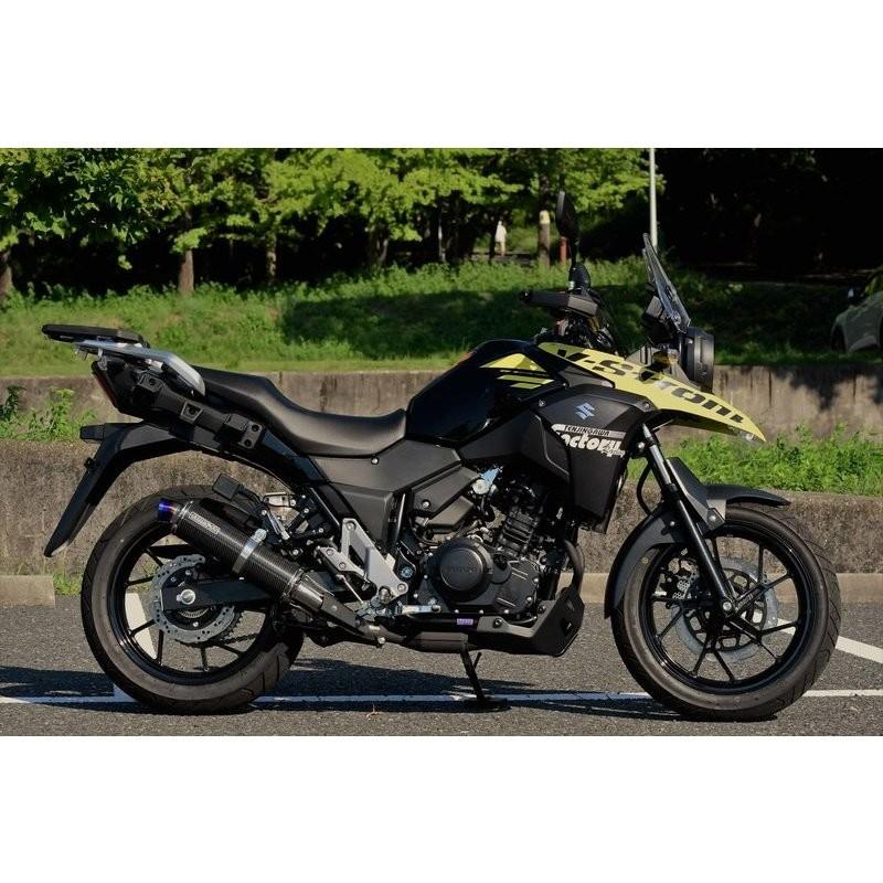 vストローム 250 スリップオンマフラー　Beams R-EVO　マフラー Vストローム250（V-Strom250） R-EVOカーボン スリップオンマフラー